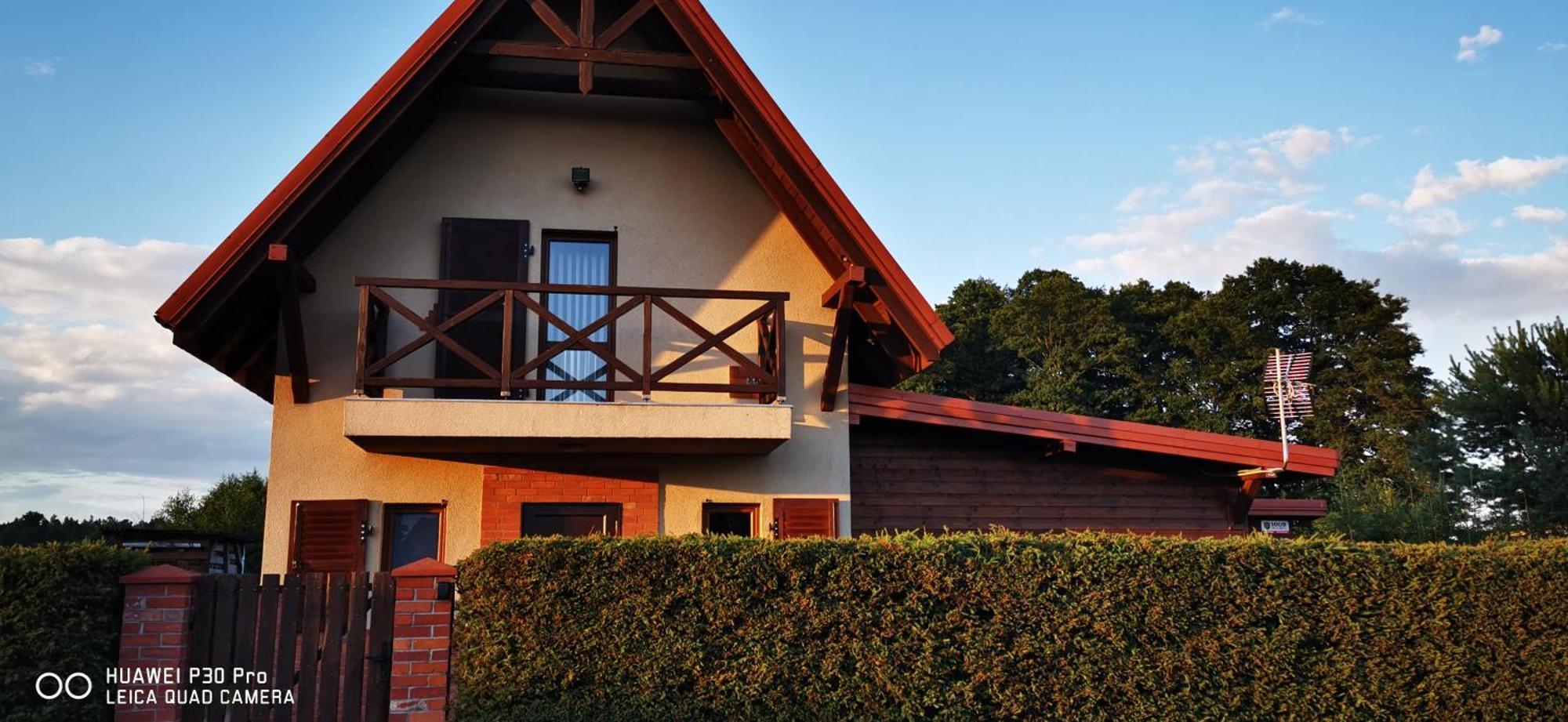 Domek Letniskowy Nad Jeziorem Mazury Ostroda Luaran gambar